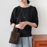 バルーンスリーブジャカードカットソー | GeeRA | 詳細画像15 