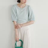 バルーンスリーブジャカードカットソー | GeeRA | 詳細画像35 