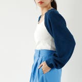 畦編ショートボレロカーディガン | GeeRA | 詳細画像6