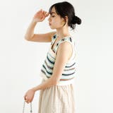 かぎ針編み風カラーニットビスチェ | GeeRA | 詳細画像11 