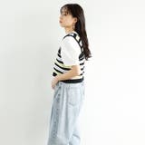 かぎ針編み風カラーニットビスチェ | GeeRA | 詳細画像6 