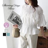 ブロードシャーリングブラウス | GeeRA | 詳細画像1