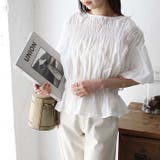 ブロードシャーリングブラウス | GeeRA | 詳細画像2