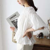 ブロードシャーリングブラウス | GeeRA | 詳細画像3