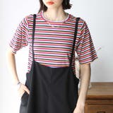 マルチボーダー5分袖リブカットソー | GeeRA | 詳細画像29 