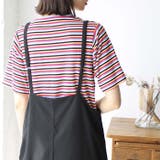 マルチボーダー5分袖リブカットソー | GeeRA | 詳細画像33 