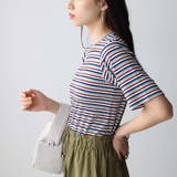 マルチボーダー5分袖リブカットソー | GeeRA | 詳細画像23 