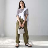 マルチボーダー5分袖リブカットソー | GeeRA | 詳細画像25 