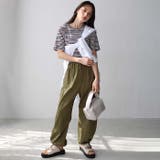 マルチボーダー5分袖リブカットソー | GeeRA | 詳細画像26 