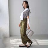 マルチボーダー5分袖リブカットソー | GeeRA | 詳細画像27 