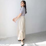 マルチボーダー5分袖リブカットソー | GeeRA | 詳細画像43 