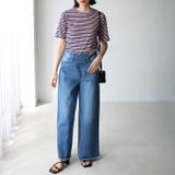 マルチボーダー5分袖リブカットソー | GeeRA | 詳細画像10 