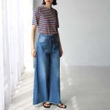 マルチボーダー5分袖リブカットソー | GeeRA | 詳細画像11 