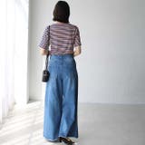 マルチボーダー5分袖リブカットソー | GeeRA | 詳細画像13 