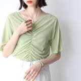 Vネックシャーリングカットソー | GeeRA | 詳細画像6