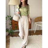 Vネックシャーリングカットソー | GeeRA | 詳細画像4