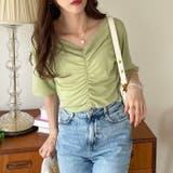 Vネックシャーリングカットソー | GeeRA | 詳細画像2