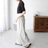 ハイネック配色リブトップス オフィスカジュアル 夏服 | GeeRA | 詳細画像18