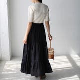 ハイネック配色リブトップス オフィスカジュアル 夏服 | GeeRA | 詳細画像28