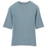 ハイネック配色リブトップス オフィスカジュアル 夏服 | GeeRA | 詳細画像32