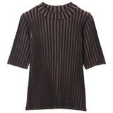 ハイネック配色リブトップス オフィスカジュアル 夏服 | GeeRA | 詳細画像33