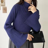 ハイネックフレアースリーブリブニット | GeeRA | 詳細画像37 