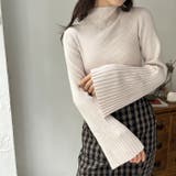 ハイネックフレアースリーブリブニット | GeeRA | 詳細画像10 