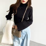 ハイネックフレアースリーブリブニット | GeeRA | 詳細画像13 