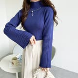 ハイネックフレアースリーブリブニット | GeeRA | 詳細画像32 