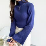 ハイネックフレアースリーブリブニット | GeeRA | 詳細画像34 