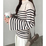 ハイネックフレアースリーブリブニット | GeeRA | 詳細画像51 