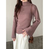 ハイネックフレアースリーブリブニット | GeeRA | 詳細画像67 