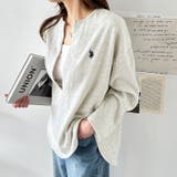 【U.S.POLO ASSN.】裏起毛深Vネックプルオーバー | GeeRA | 詳細画像8