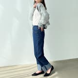 ワイドストレートロールアップデニムパンツ | GeeRA | 詳細画像3 