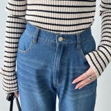 ワイドストレートロールアップデニムパンツ | GeeRA | 詳細画像9 