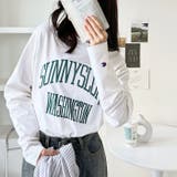 オフ白×アーチ | 【ｃｈａｍｐｉｏｎ】ロゴロンＴ ロゴＴ | GeeRA