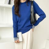 袖口シアーハイネックリブニットトップス | GeeRA | 詳細画像29 