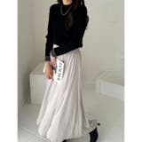 袖口シアーハイネックリブニットトップス | GeeRA | 詳細画像4 