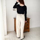 前後2wayヘンリーネックリブカットソー | GeeRA | 詳細画像11