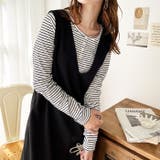 前後2wayヘンリーネックリブカットソー | GeeRA | 詳細画像12