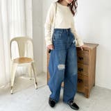 前後2wayヘンリーネックリブカットソー | GeeRA | 詳細画像5