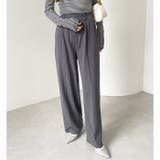 美脚魅せタックワイドスラックスパンツ | GeeRA | 詳細画像9