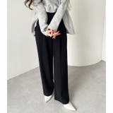 美脚魅せタックワイドスラックスパンツ | GeeRA | 詳細画像18