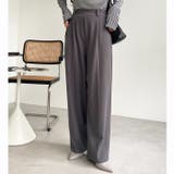 美脚魅せタックワイドスラックスパンツ | GeeRA | 詳細画像4