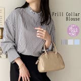 フリルカラーシャツブラウス | GeeRA | 詳細画像1