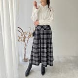 ビッグ釦バンドカラーブラウス | GeeRA | 詳細画像5