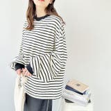 裾ドロストボーダーロンT | GeeRA | 詳細画像13