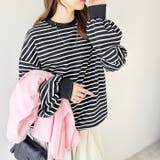 裾ドロストボーダーロンT | GeeRA | 詳細画像2