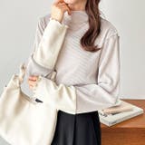 異素材ドッキング配色メロープルオーバー | GeeRA | 詳細画像3