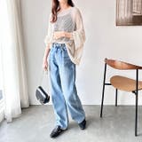 リネン調メッシュニットプルオーバー | GeeRA | 詳細画像10 